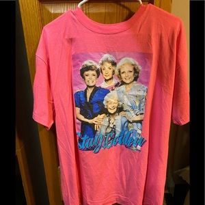 Hot Pink - Stay Golden Tee- Golden Girls